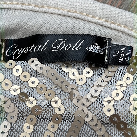 NWT Crystal Doll sequin bodycon dress 13 - Picture 12 of 12